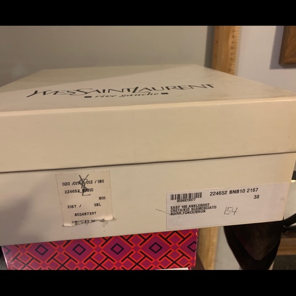Yves Saint Laurent Booties, Size 38, NWT